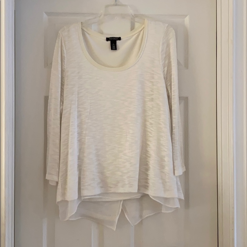 WHBM off-White top